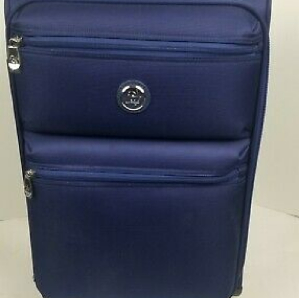 Suitcase and toiletries bag